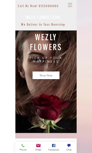 Welzy Flower Store Screenshot 1