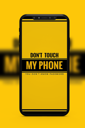 Don't Touch My Phone Wallpaper Screenshot 2