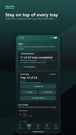 AlignerPro: Aligner Tracker Screenshot 1