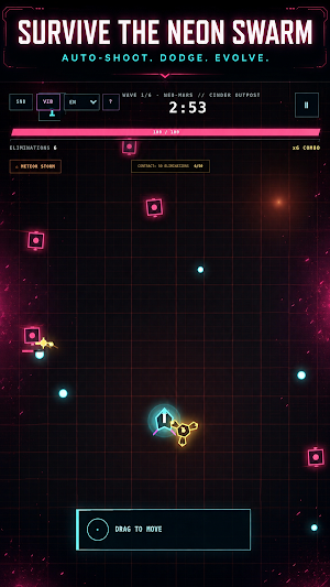 CyberPulse: Neon Survivor Screenshot 0