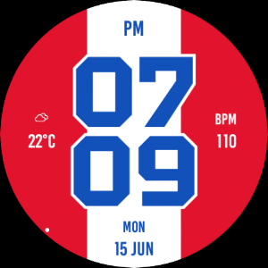 Soccer Star Kit Watch Face Screenshot 3