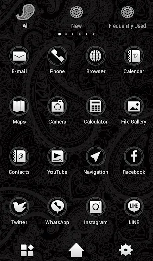 Paisley Design Theme Screenshot 2
