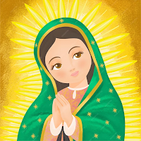 Stickers of the Virgin Mary