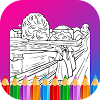 Famous Paintings Coloring