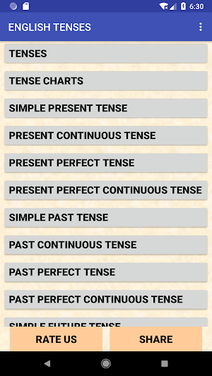 English Tenses Screenshot 0