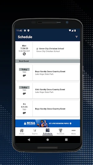 GH Athletic Department Screenshot 1