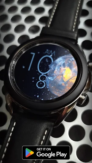 Exploding Ice Watch Face Screenshot 1