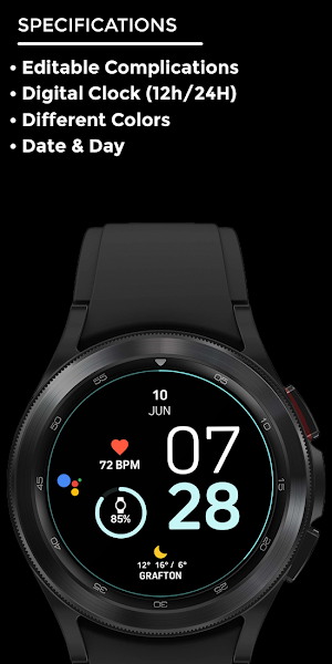 Night 30 - watch face Screenshot 3