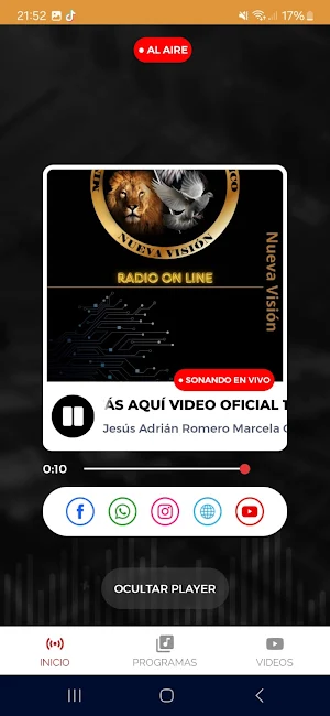 Radio Nueva Visión Argentina Screenshot 2