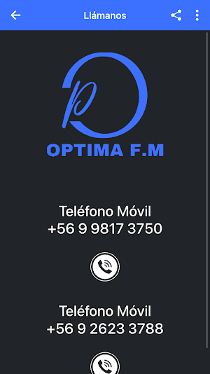 Radio Optima FM Screenshot 2
