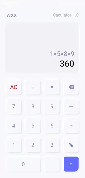 Minimalist calculator Screenshot 3