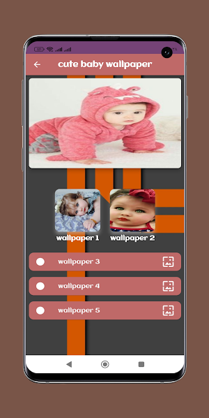 cute baby wallpaper Screenshot 0
