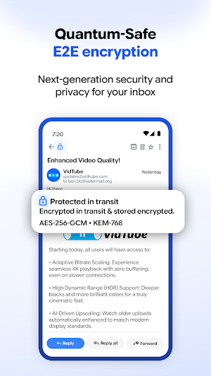Aster Mail: Encrypted Email Screenshot 2