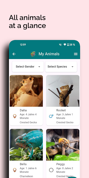 ReptiManage – Reptile Tracker Screenshot 2