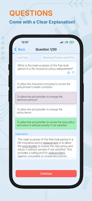 Life Insurance License Prep Screenshot 2