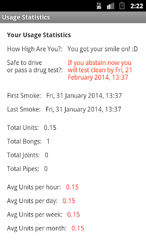 PotBot Track Your Cannabis Use Screenshot 3