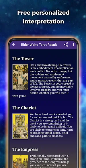 Rider Waite Tarot in English Screenshot 1