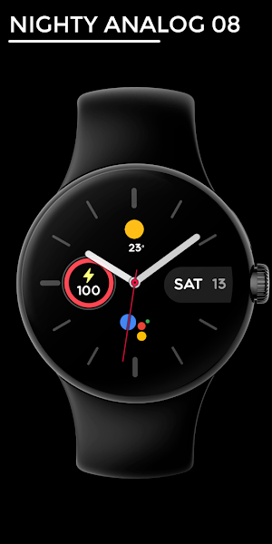 Nighty Analog 08 - watch face Screenshot 0