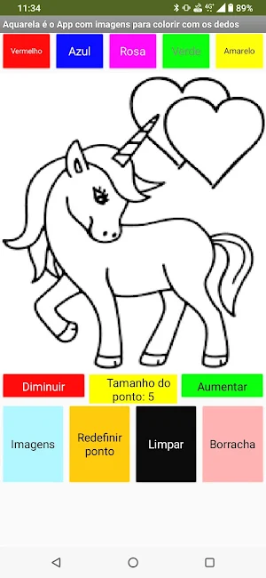 Aquarela colorir com os dedos Screenshot 2