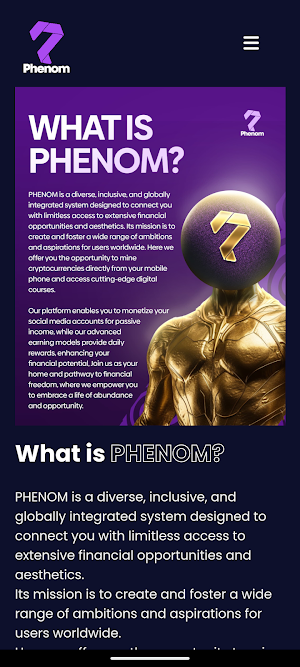 Phenom Network Screenshot 1