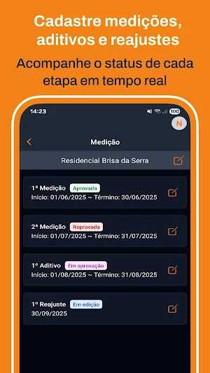 OF Medição de Obras Screenshot 2