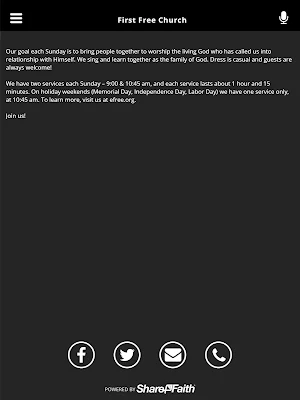 First Free Church Screenshot 3