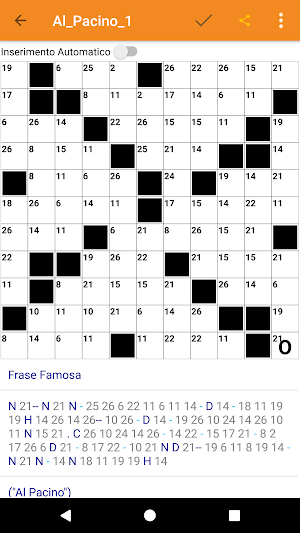 Cruciverba Crittografati - Giochi di parole (PRO) Screenshot 1