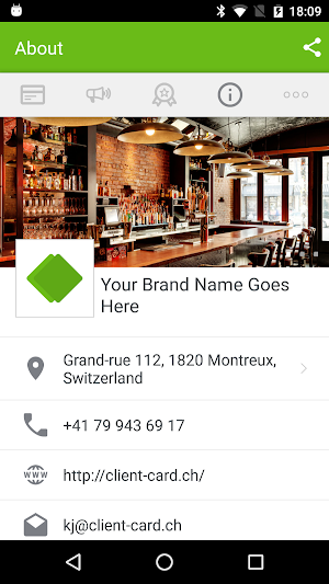 Client Card Demo Screenshot 3