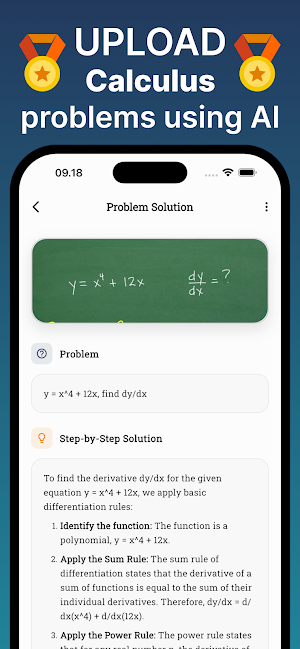Calculus AI: Homework & Quiz Screenshot 1