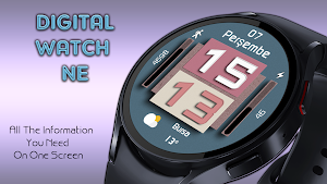 Digital Watch Face NE Screenshot 1
