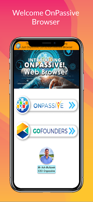 GoFounders-Fast Web Browser Screenshot 0