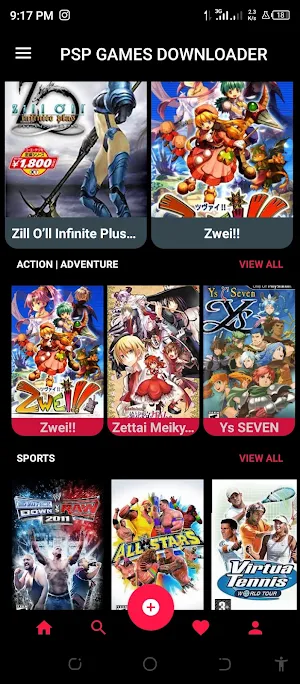 PSP Games Downloader Screenshot 0
