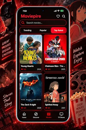 Moviepire: Movies & Series Screenshot 1