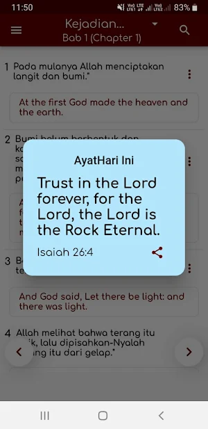 Indonesian Bible Screenshot 0