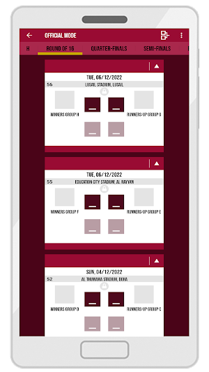 2022 World Cup Calculator Screenshot 2