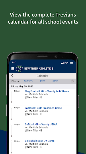 New Trier Athletics Screenshot 3