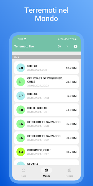 Terremoto Live Screenshot 1