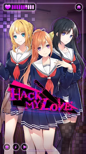 Hack My Love: Sexy Yandere Anime Dating Sim Screenshot 0