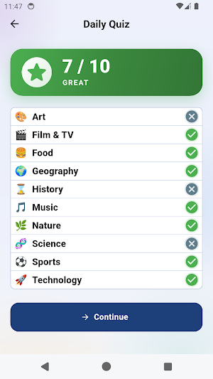 Dailenge: Daily Quiz Challenge Screenshot 3