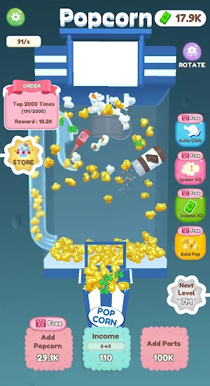 Popcorn Produce Master Idle Screenshot 2