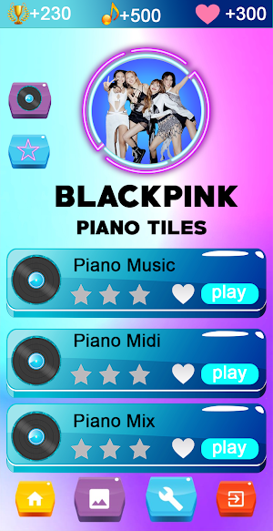 Jisoo Blackpink Piano - Tiles Screenshot 0