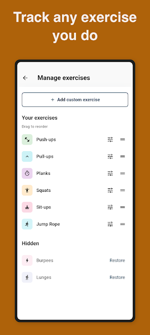 Kountrain - Simple Rep Counter Screenshot 2