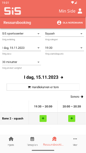 SiS Sportssenter Screenshot 2