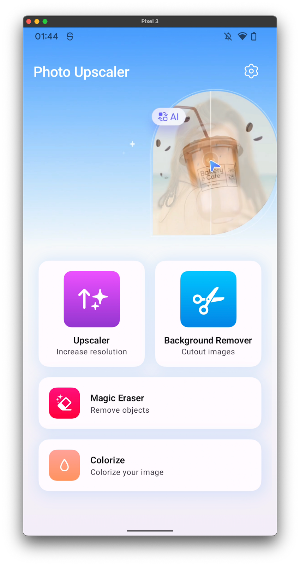 AI Photo Upscaler - HD Resize Screenshot 1