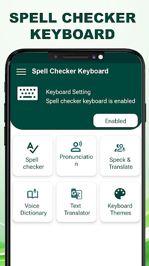 English spell checker keyboard Screenshot 0