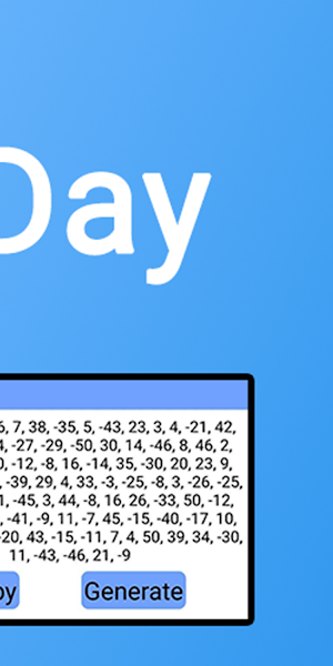 Random number generator Screenshot 1