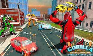 Gorilla Robot Transformation : Gorilla Attack 2018 Screenshot 1