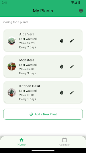 PetPlant: Plant Watering Log Screenshot 3