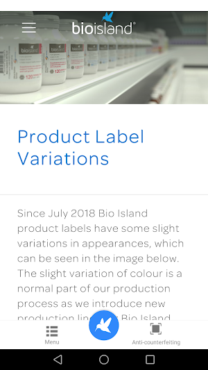 Bio Island Authenticator Screenshot 0