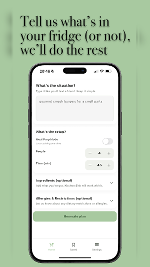 Kitchen Sink Recipe Builder Screenshot 1